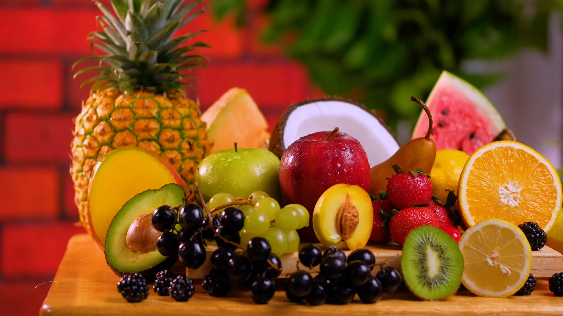 Frutas tropicales frescas